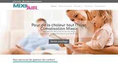 Desktop Screenshot of climatisationmixair.com